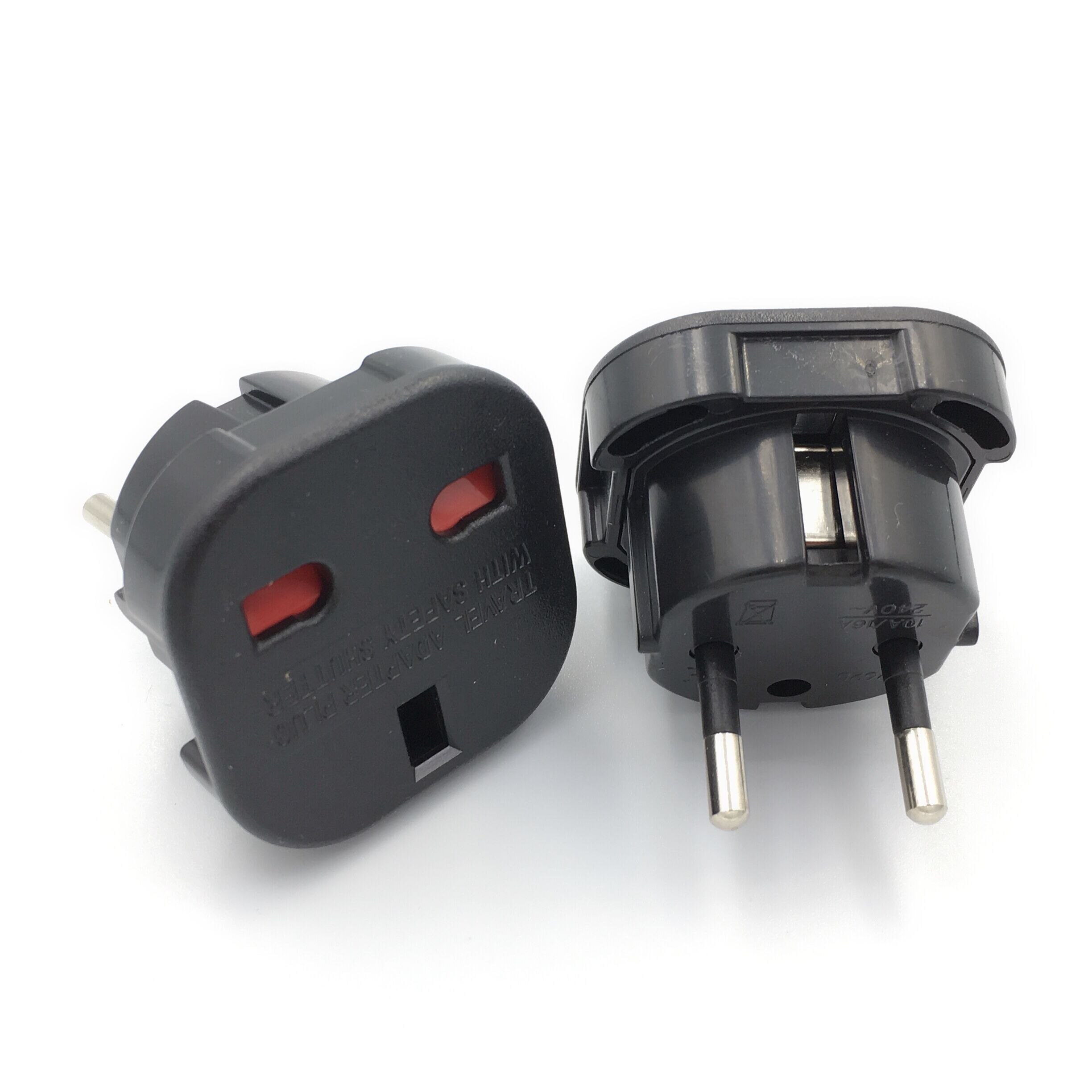 1pc universele uk naar eu stekkerconverters, 250v ac-stroomadapters, opladers, euro-reisadapter, eu-stekkeradapter, brits stopcontact