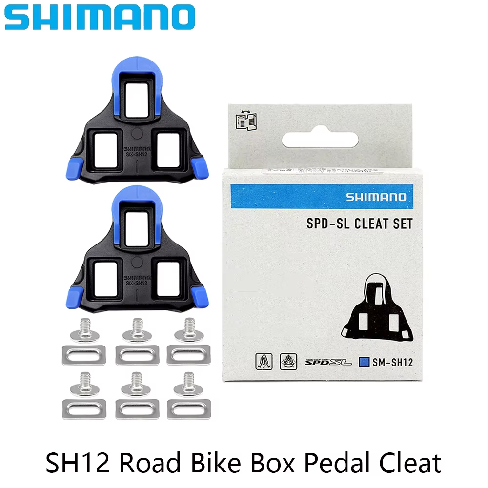 SHIMANO SH10 SH11 SH12 Fahrrad Pedal Cleat Selbstsichernde Ultraleichte Box Schuhe Pedale Für Rennrad Original Teile: Rot