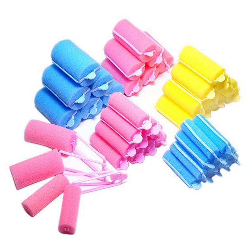 Magisk svamp skum pute hår styling ruller populær skum myk svamp hår roller hår curler roller  (2.0mm): Default Title