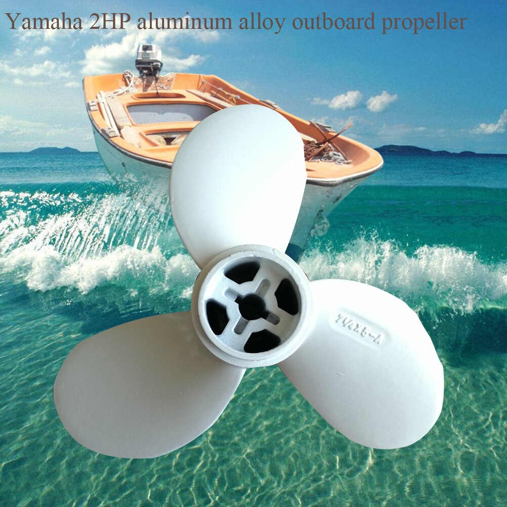 2HP 7 1/4 X 5 A Rotating Boat Propeller Ship Outboard Easy Install Marine Motor Parts Replacement Aluminium Alloy For Yamaha