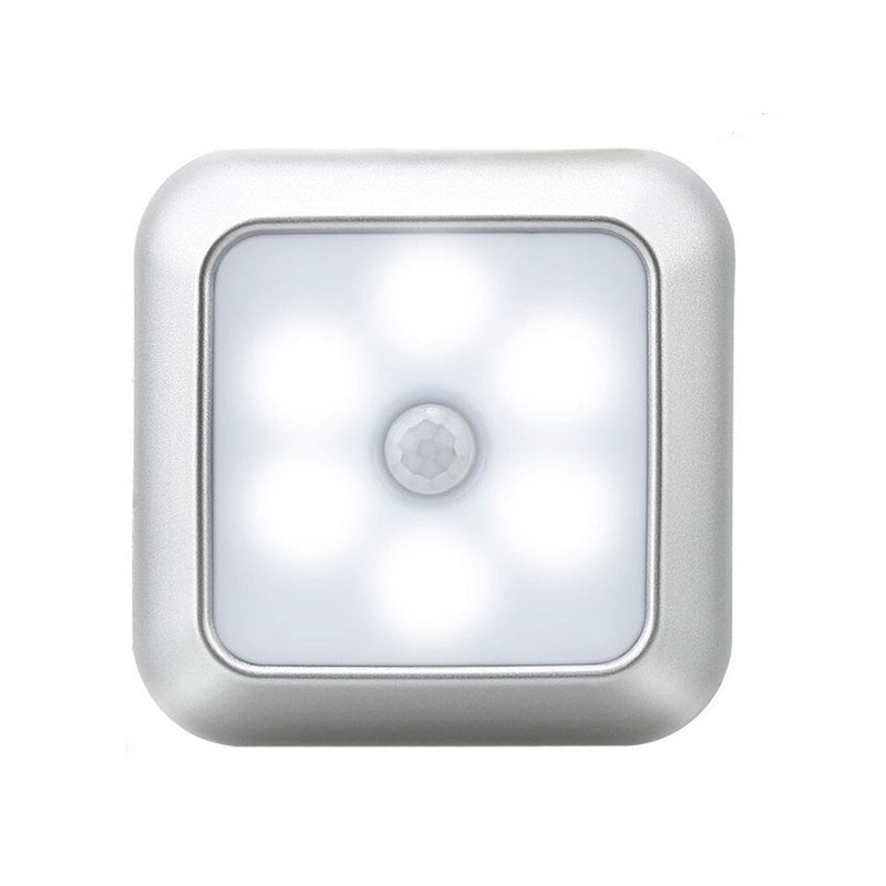 Natlys smart bevægelsessensor led natlampe batteridrevet wc sengelampe til værelse gangsti toilet natlys