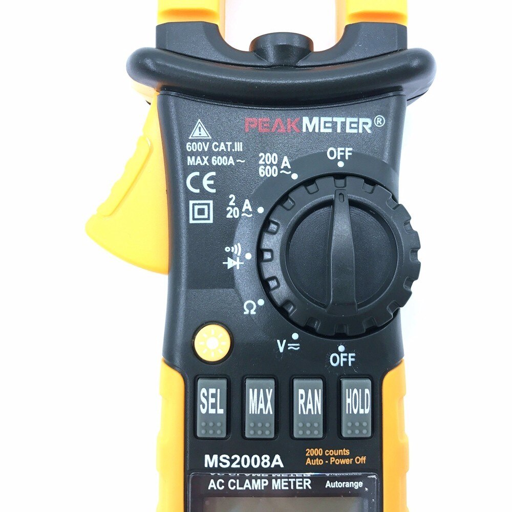 MS2008A Digital Current Voltage Clamp Meter Multimeter AC Frequency Diagnostic-tool Resistance Tester Measurement Electric China