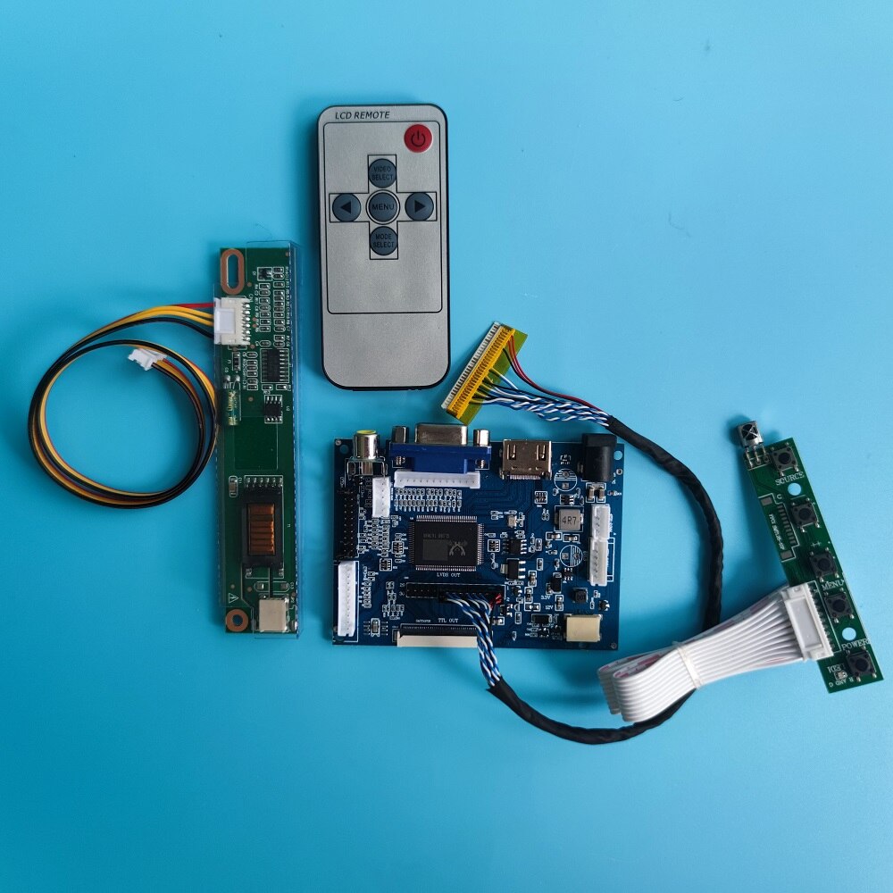 kit Work for LTN154X3-L01 LTN154X3 monitor DIY LVDS 1280x800 LCD remote AV Screen panel SCREEN 2AV HDMI VGA Controller Board