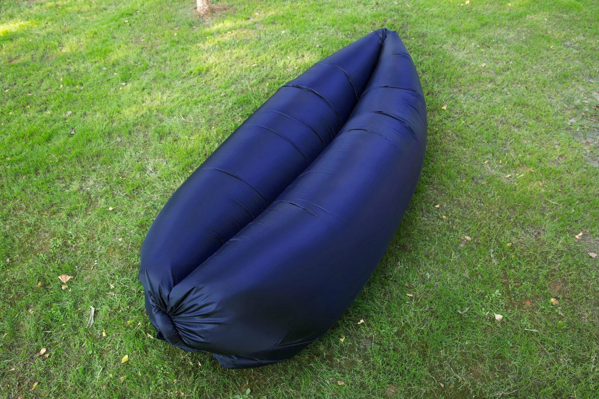 Lit d'air lit gonflable canapé pique-nique Airbag sac de plage paresseux canapé Pad lit gonflable pique-nique pique-nique coussin de couchage: Bleu