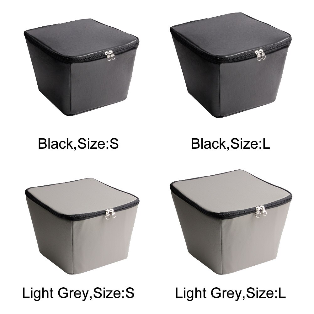 Double Zipper Universal Soft Riding Front Waterproof Liner Mobility Scooter Bicycle Basket Cover With Lid Accessories Dustproof