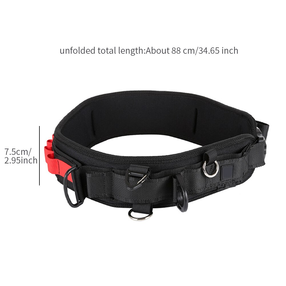 Multifunctional Photography Waist Strap Heavy Duty Hanging Camera Climbing Adjustable Length Quick Release Tripod With D Ring