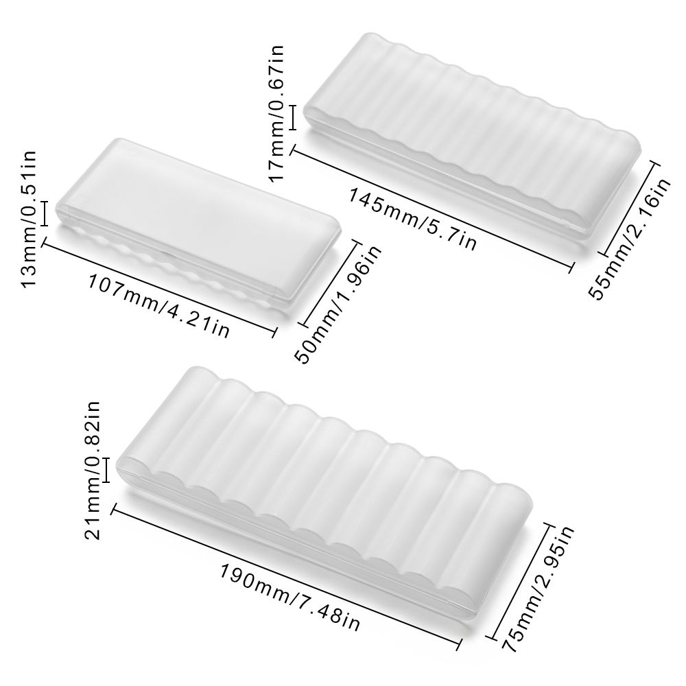 4/10 Sleuven Transparant Plastic Batterij Opbergdoos Harde Container Houder Geval Voor Aaa/Aa/18650 Batterij Organizer Accessoires