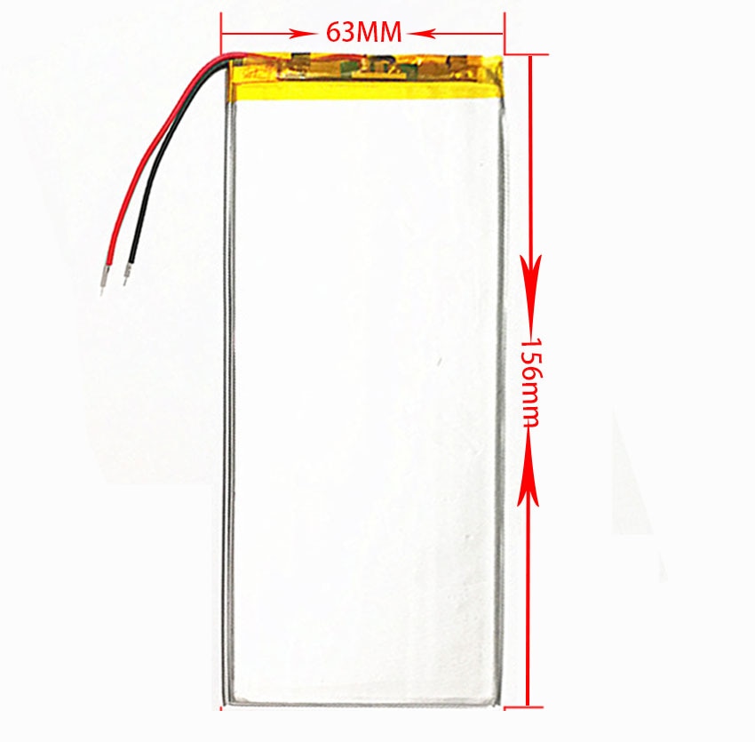 3263156 3,7 V 5000mAh Wiederaufladbare Li-Polymer Li-Ion Batterie Für Digma Flugzeug 1516S PS1125PG 3G