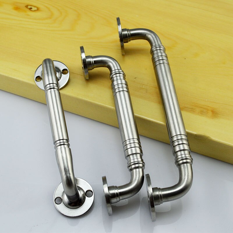 Stainless steel door handle Kitchen Door Cabinet Drawer Pulls and Knobs furniture handles Hardware Accessories