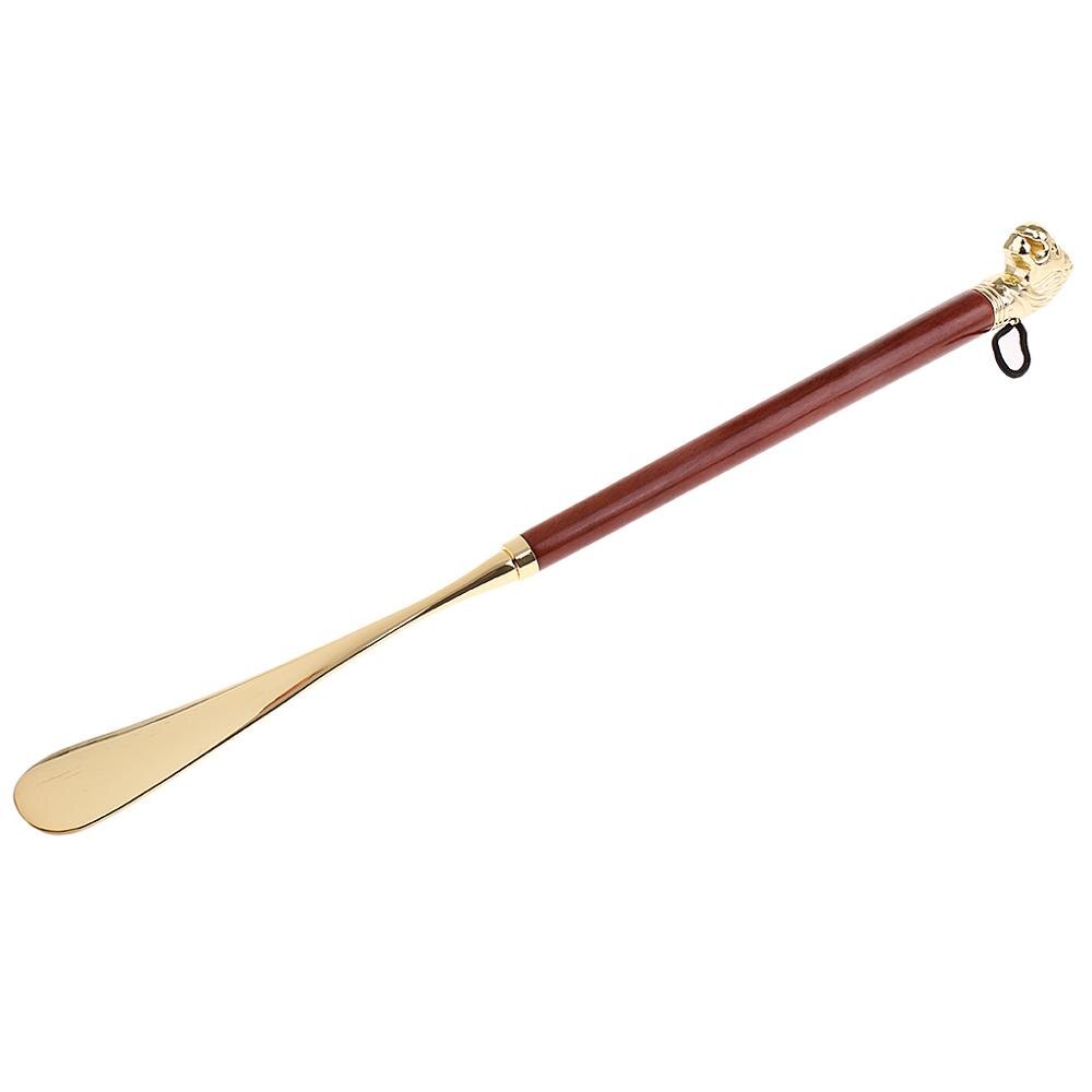 Cuerno de zapato de Metal con mango largo Unisex: Shoehorn 49cm