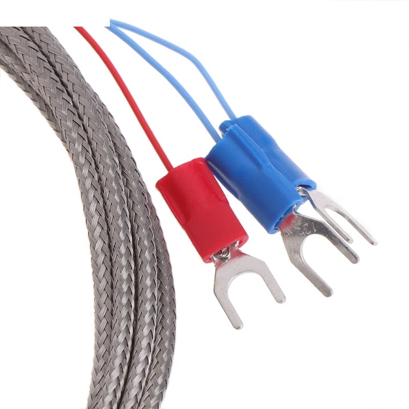 RTD PT100 Temperature Sensor Probe 5cm 1/2&quot; NPT Thread with Detachable Connector 2M Cable 3-wire Temperature Sensor