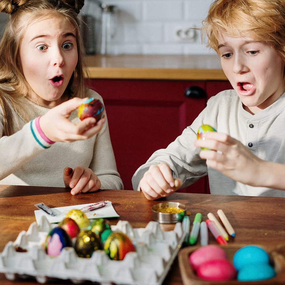 12 Pack 3 Inch Easter Foam Egg White Styrofoam Egg Craft Egg Foam Natural Polystyrene Egg Foam Handmade Egg Ball