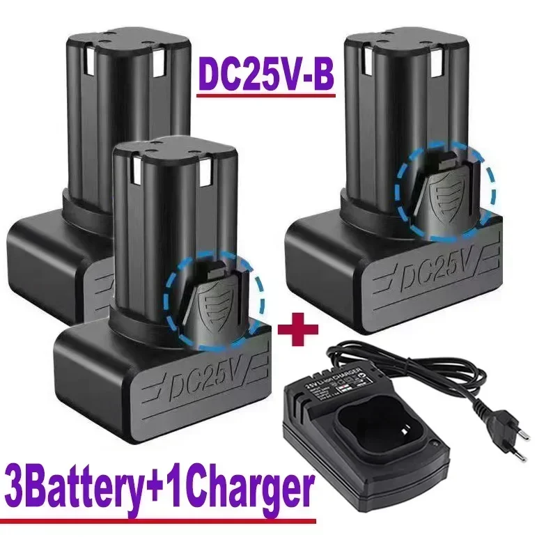 100% 25V destornillador eléctrico batería Taladro Inalámbrico Taladro Eléctrico batería destornillador inalámbrico llave: other