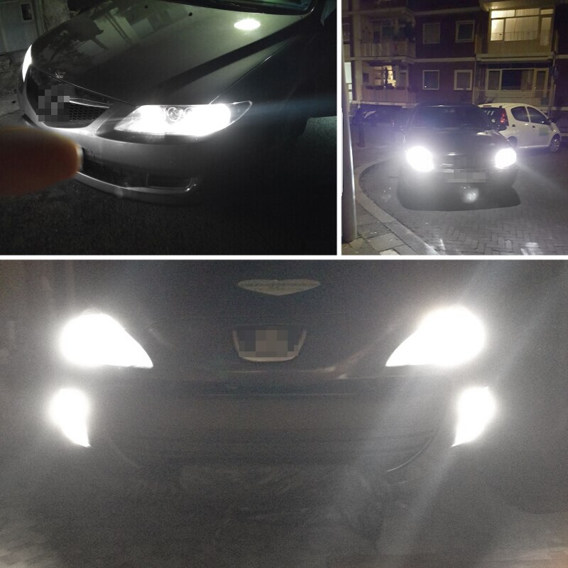 Bombilla halógena H15 blanca de 6000k, lámpara de cabeza de 55W, luces de repuesto DRL, 12V, 1 ud.