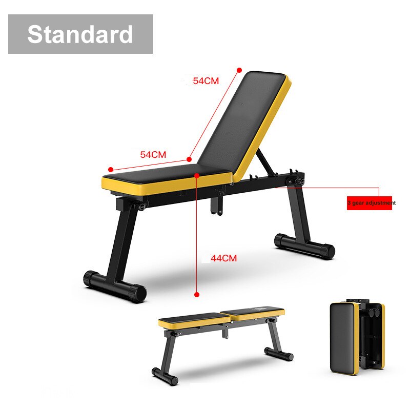 Bancos de pesas portátiles, equipo de Fitness, mancuernas para gimnasio en casa, entrenamiento muscular, otro banco: YELLOW