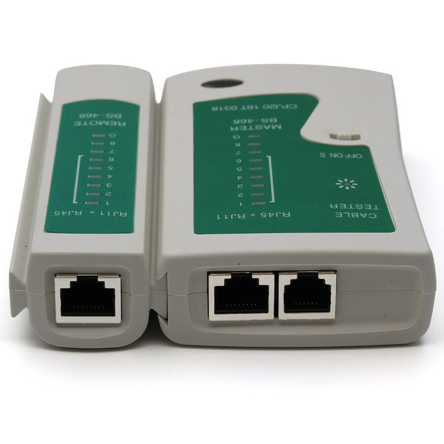 Outil de test de réseau, fil RJ11 rj12 RJ45 8p 6p ligne téléphonique rg45 câble ethernet, test de série principal à distance rg rj 45 cat6 cat5