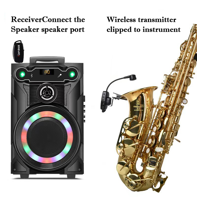 Funk mikrofon geeignet für Saxophon Trompete/Posaune Französisch Horn und andere Instrumente mehrere Orchester sind universell