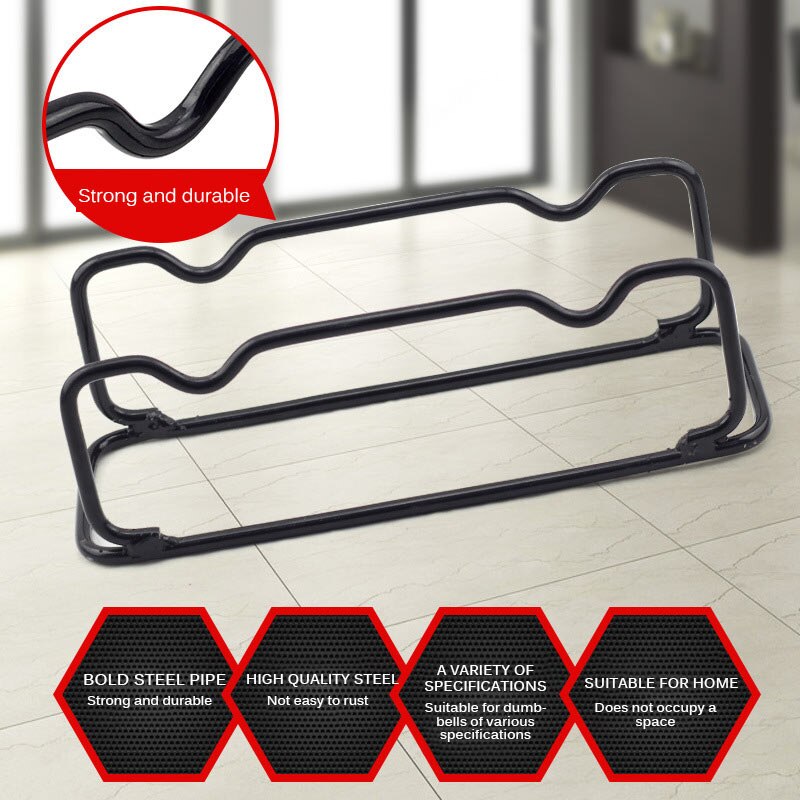 Soporte para Mancuernas equipo de Fitness, levantamiento de pesas reforzado, hogar y oficina, estante duradero para mancuernas, soporte de almacenamiento, accesorios