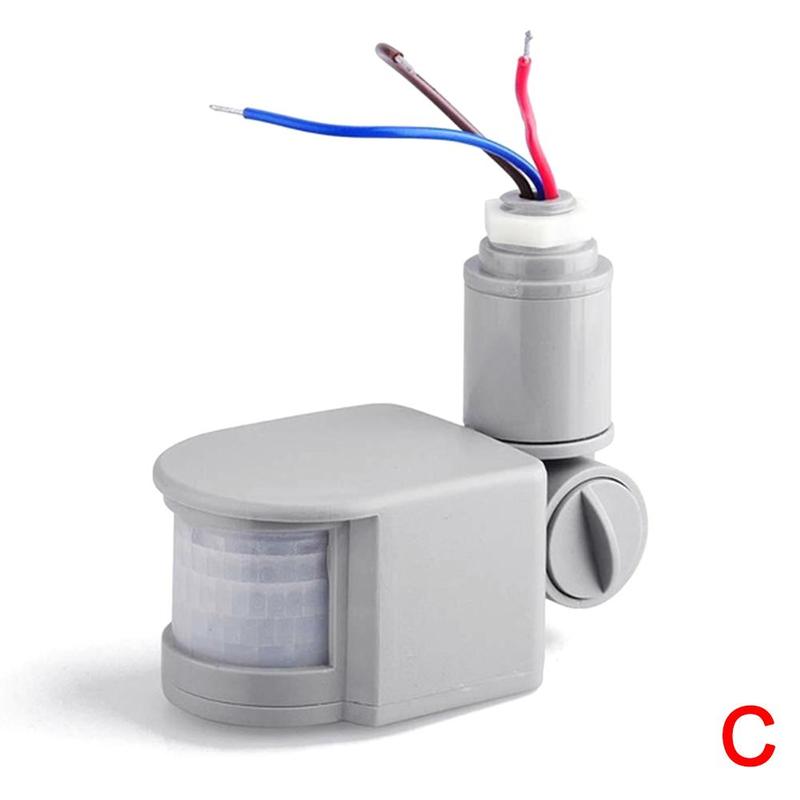 Infrared PIR Motion Sensor Switch Motion Sensor Light Switch with LED Light Automatic Outdoor AC 220V 12V Infrared