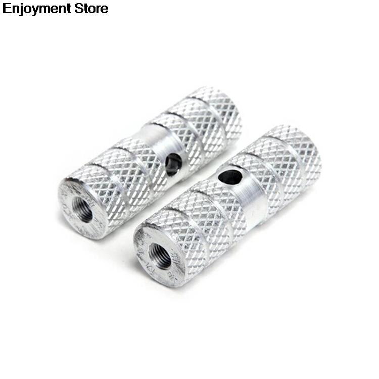 Soporte de pie de para bicicleta de montaña, Pedal de cilindro de eje de rueda delantera y trasera, BMX, 2 uds.