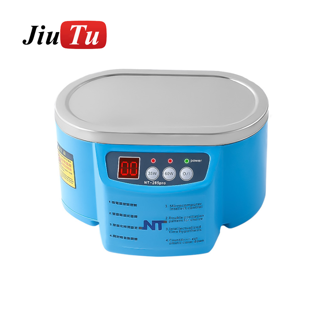 Digitaler Ultraschall reiniger Ultraschall Schlecht Vibration Ultraschall Schmuck Teile Telefon Kamera Leiterplatte Uhr Reinigungs maschine: Blau