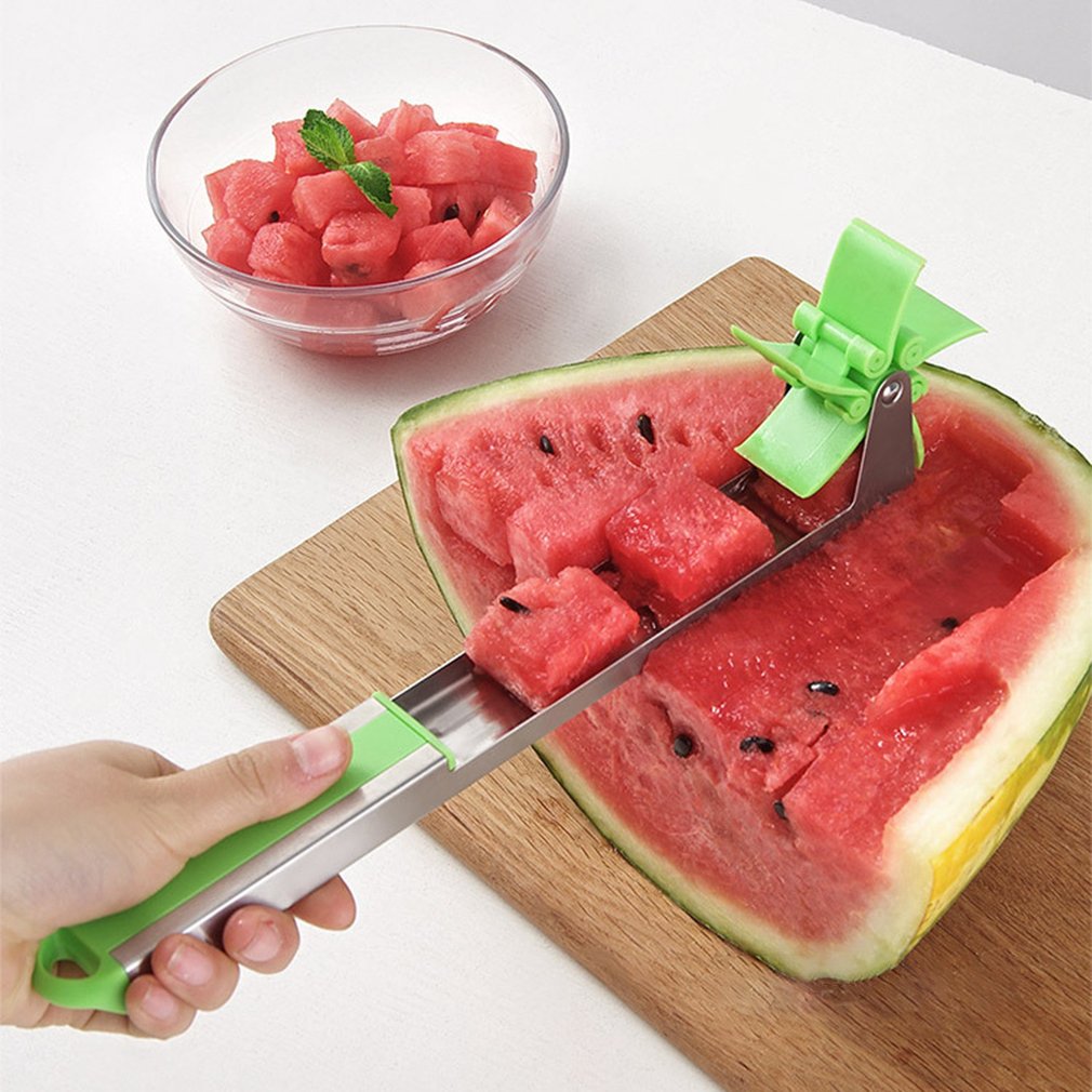Vannmelon vindmølle kutter frukt skjæreverktøy vannmelon kutter vannmelon verktøy kjøtt kutter frukt separator kjøkken
