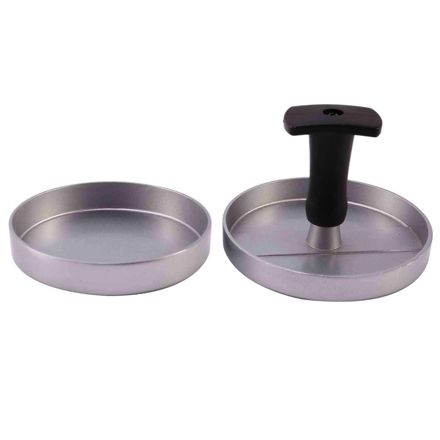 Burger Press Round Shape Patty Maker Mold Non-Stick Aluminum Meatloaf Making Mold Heavy Hamburger Press Tools