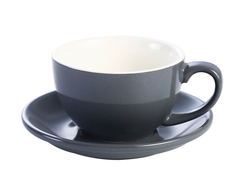 Mhv 1 Pcs 300 Ml, Prachtige Keramische Koffie Beker En Lepel Set, , grote Capaciteit Cup, Europese: 14