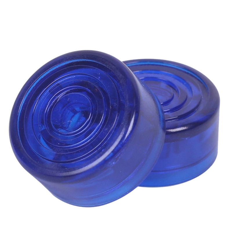 Botones de Pedal para interruptor de pie, tapa de protección para uñas de pie, efecto de guitarra: Azul marino