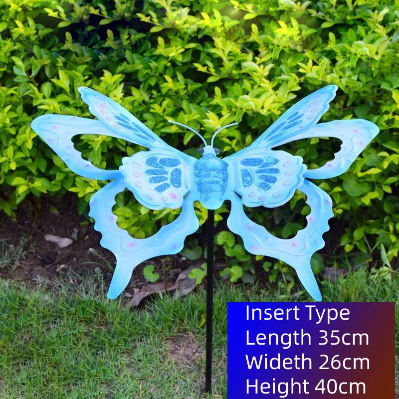 Grote Simulatie Vlinder Decoratie Ijzer Handwerk Outdoor Tuin Landschap Villa Dier Ornament Beeldjes: style 1