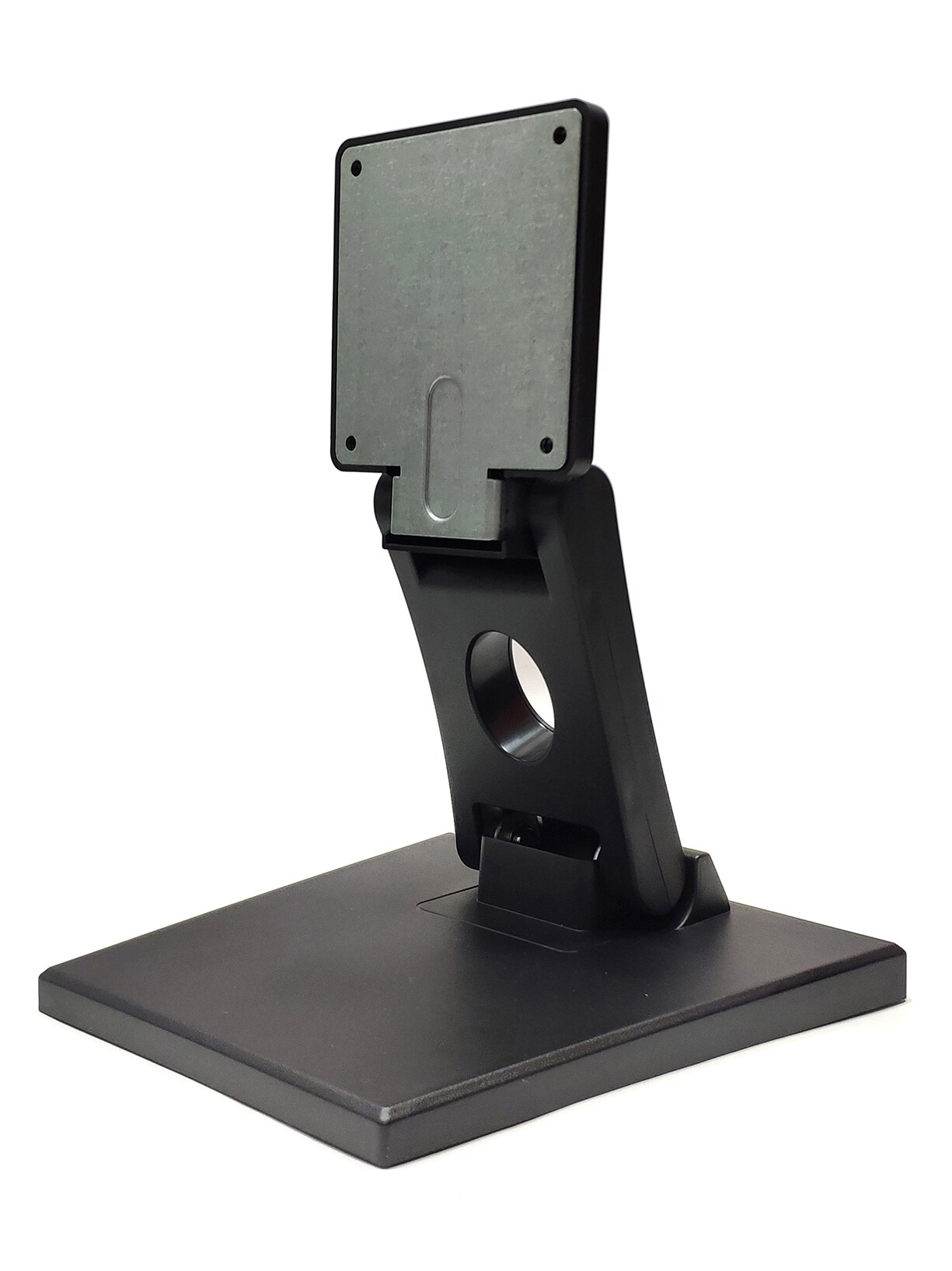 Mini Vesa Stand Beugel 75*75Mm Up Down Desktop Vouwen 7 8 9 10 12 14 Inch Monitor platte Verticale Rechtop Draagbare Muur Hanger: Black
