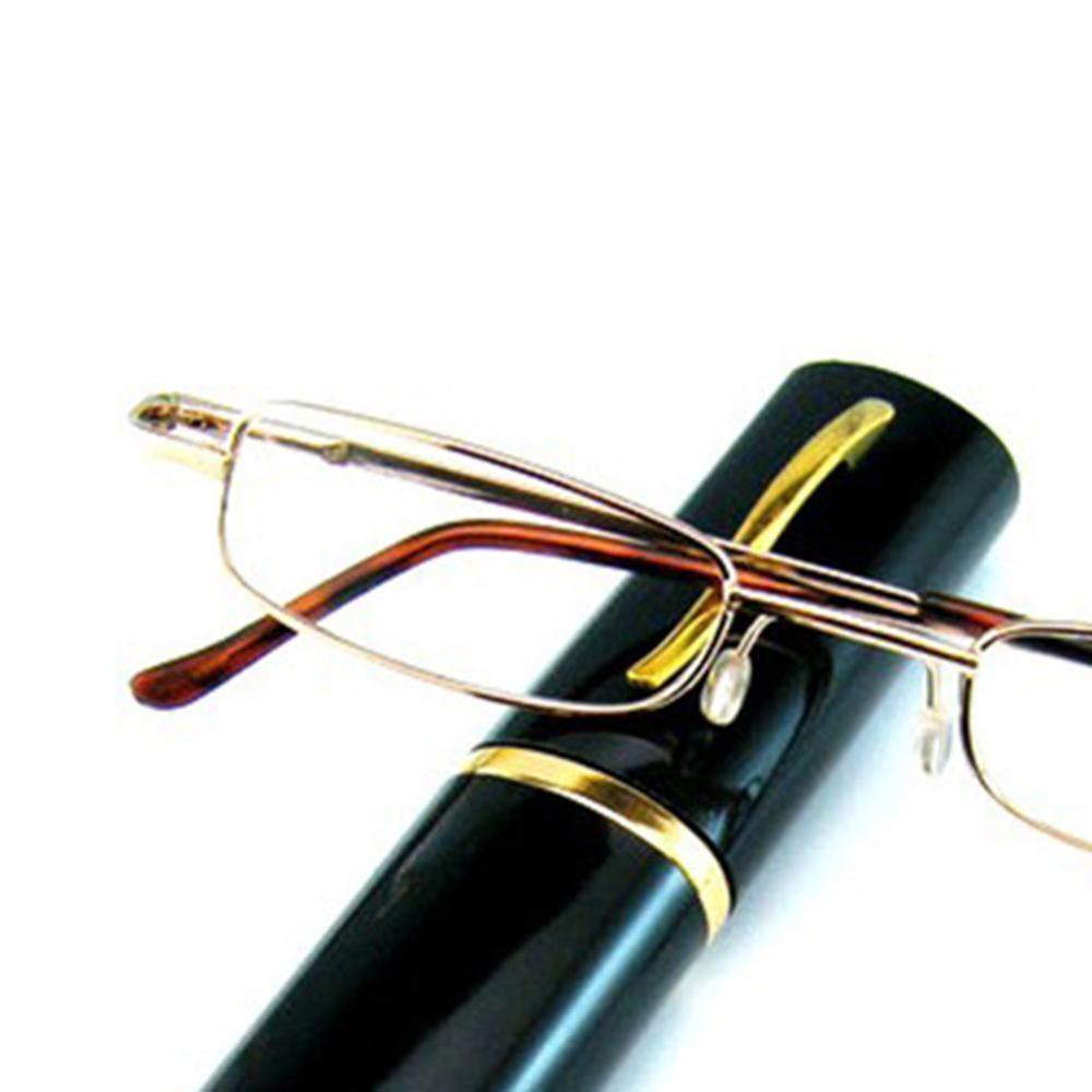 Brown 250 Graden Glazen Lente Voet Metalen Leesbril Houder Pen Ultralichte Bril Lezen Hars Draagbare U3C4
