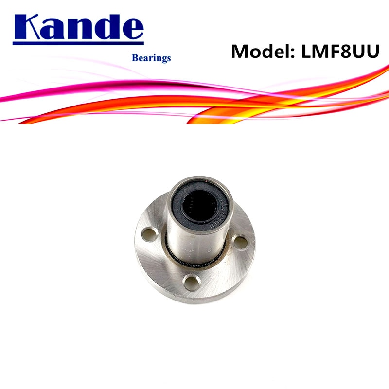 LMF8 Uu 1 Stks/partij LMF8UU Ronde Flens Lineaire Kogellager 8 Mm LMF8 Voor 3D Printer SMF8UU Kande Lagers