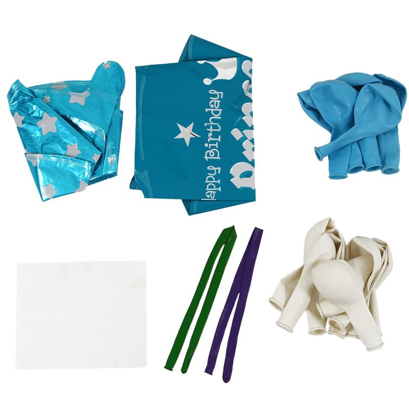 Foil Balloon Number Balloon Latex Balloon Blue Huge Number Balloon Baby Shower Party Kids Birthday Decoration Number 1