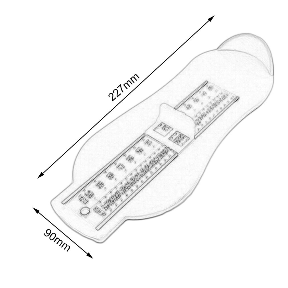 Kids Foot Measure Tool Shoes Helper Shoes Size Calculator Children Infant Feet Measuring Ruler Tool Baby Shoes Gauge Device