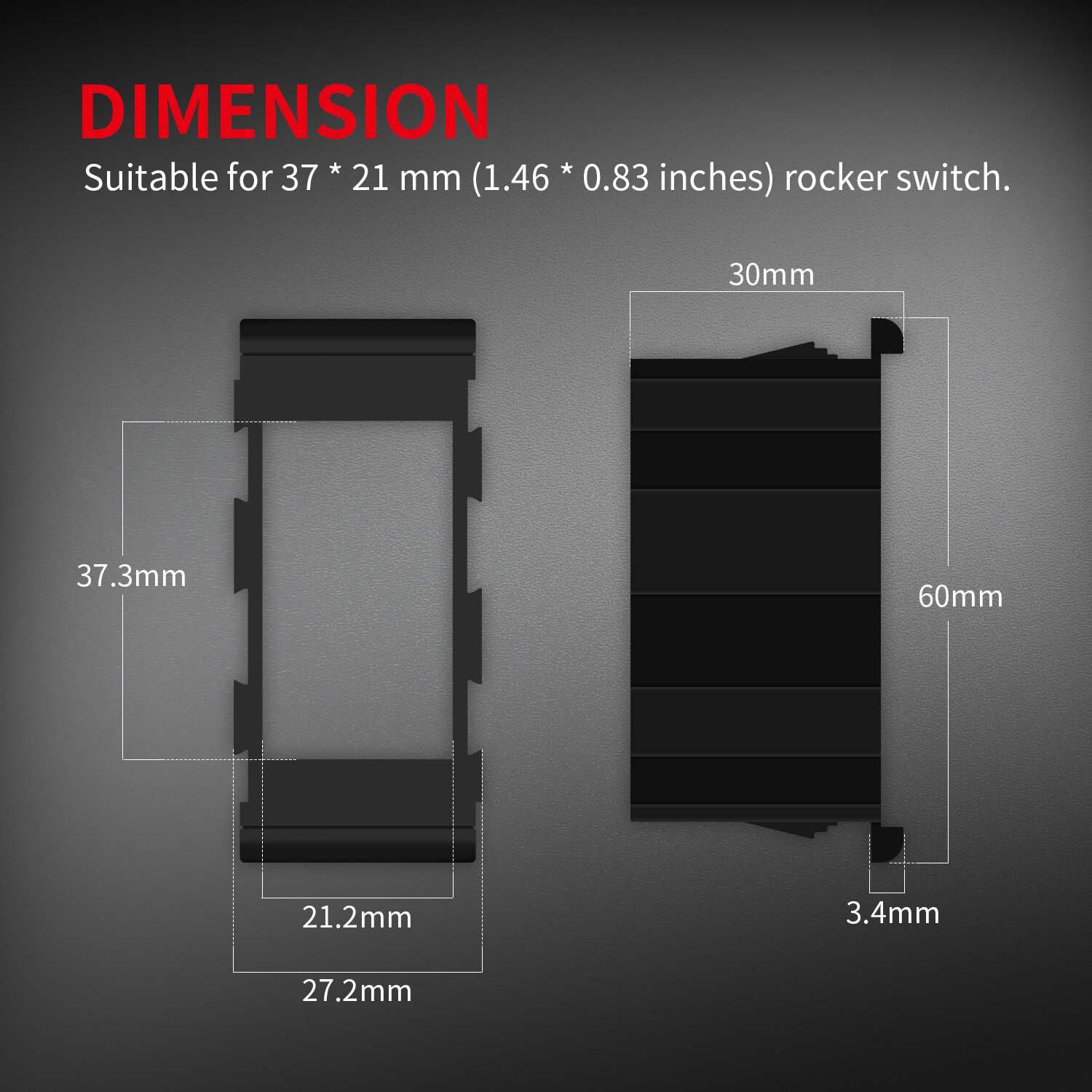 DIY Auto Stiefel Rocker Schalter Clip Tafel patrouillieren Halfter Gehäbenutzen Für ARB Carling Einzigen Marine Schalter Tafel 6 Arten DIY Montage