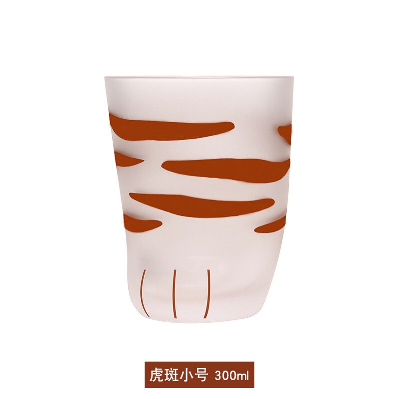Animal Style Heat-resistant Glass Cat Paw Cup Foot Cup Wine Milk Cup Cat Leg Cute Water Coffee Mug Unleaded Drinkware 230-300ML: B 230ML