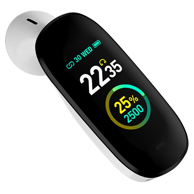 Montre connectée V08, Bracelet de sport, moniteur d'activité physique, de fréquence cardiaque, podomètre, avec micro