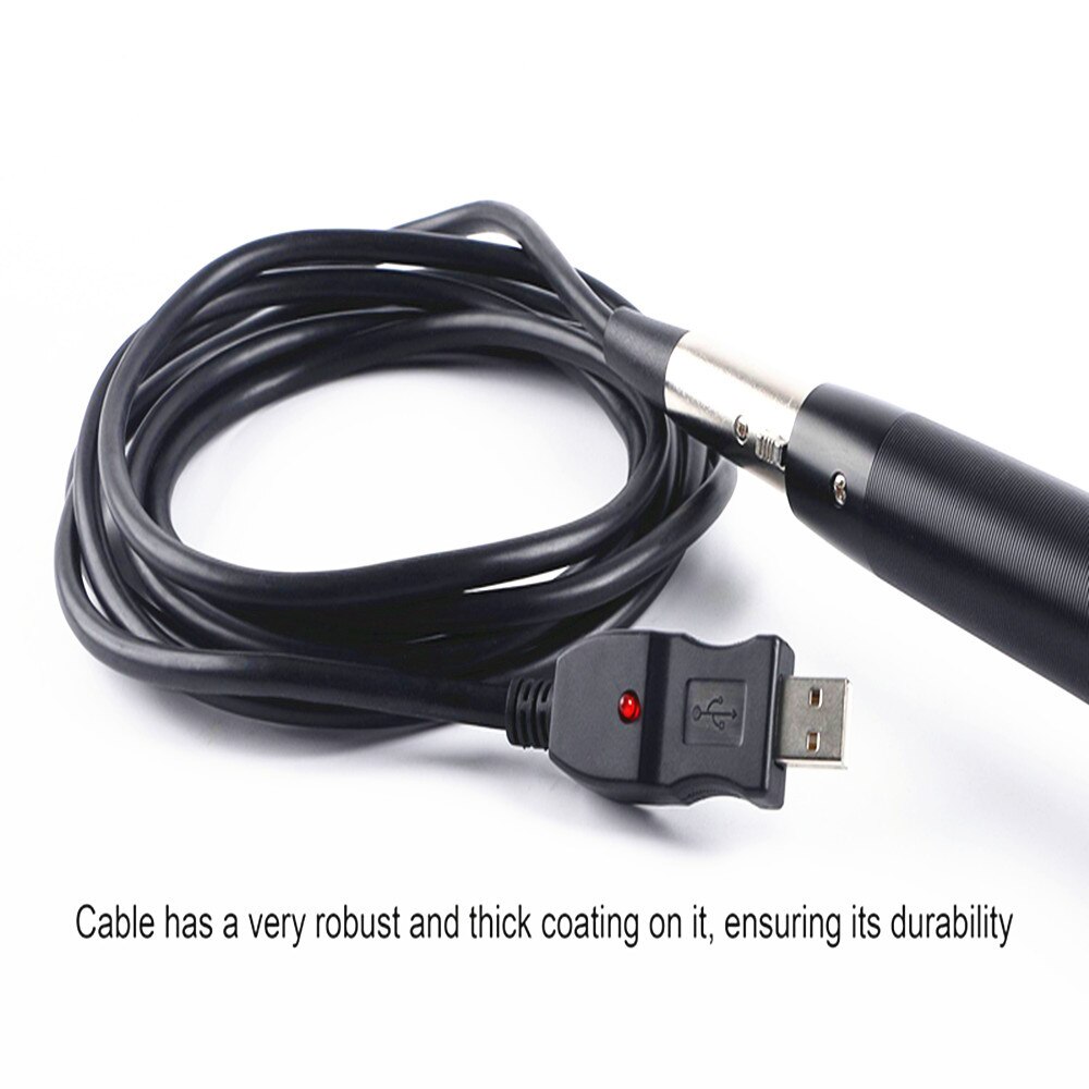 USB to XLR microphone cable USB to XLR usb microphones recording cable USB microphone cable 3 meters