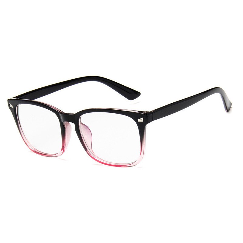 KOTTDO-gafas cuadradas clásicas para hombre y mujer, montura de plástico Retro, óptica, Uv400: black purple