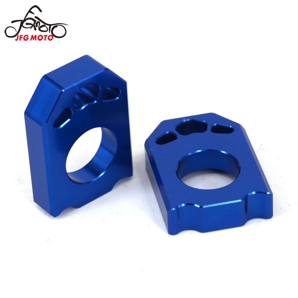 Motorcykel cnc bagkæde justering aksel blok til yamaha  yz250f yz450f yz 250f 450f