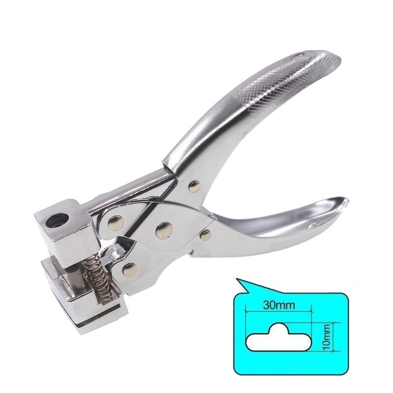 T Airplane Hole Punch Heavy Duty Steel Handheld Hanger Euro Slot Punch Butterfly T-hook Clamp Pliers for Paper PVC Card: Default Title