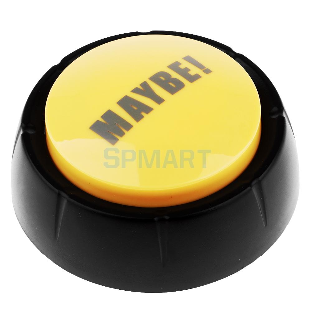 Learning Resources Dome Shaped Sound Buttons Party Game Show Answer Buzzers ''YES'' Novelty Toys for Pub Bar KTV 4 Colors