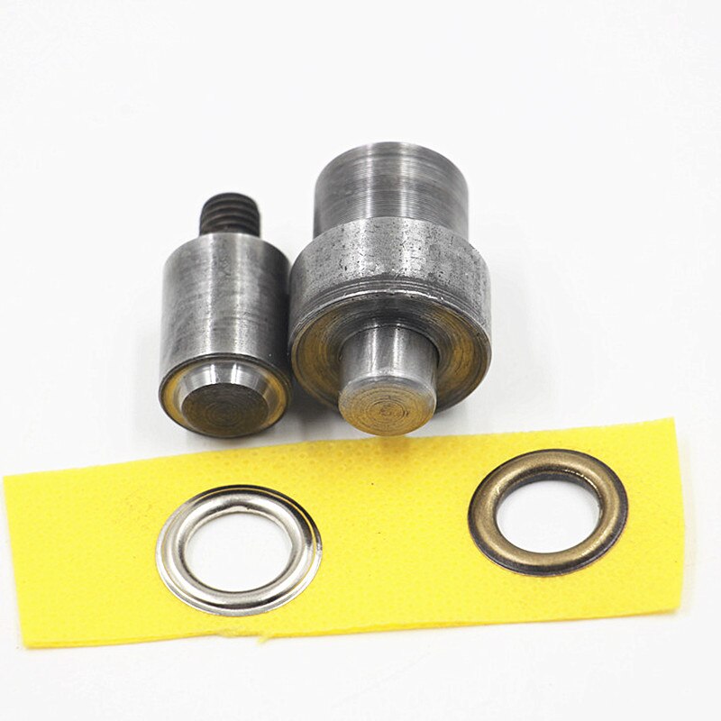 1pc Metal Snap Knoppen Klinknagels Jeans Knoppen Oogjes Sterven Persmachine voor Installeren Knoppen Ponsen Persmachine Mold + 1pc Handschoen: 6mm(400) eyelet mold