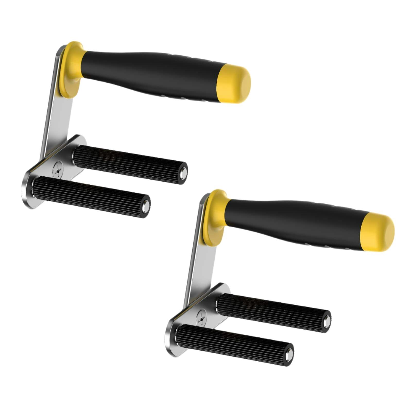 2Pcs Panel Carrier Gripper Adjustable Clamping Thickness Carrying Tool Hand Grip Heavy Duty for Glass Gypsum Board Sheet Plywood