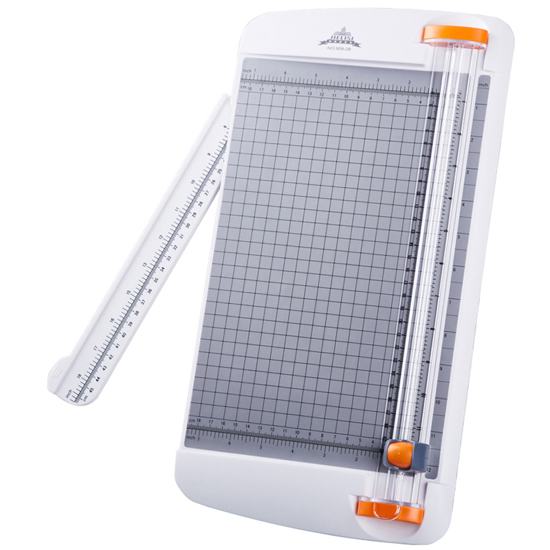 909-2A/2B A4 Manual Paper Cutter Office Home Photo Cutting Folding Ruler Paper Cutting Machine Guillotine Trimmer 1pc