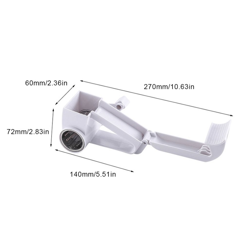 1 pcs Hand rotating cheese grater multi-function cheese grater three in one cheese planer Hand spin grater