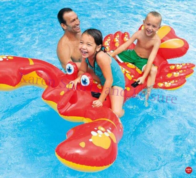 Cartoon Swim Floats Rafts Bed Air Mattress Floating Row Inflatable Pool Buoy Summer Swimming Water Boat Floating Row Kickboard