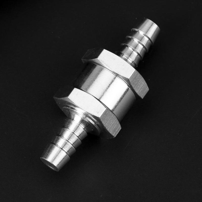 Kontraventil til aluminiumsbrændstof envejs benzin diesel auto bil skib helikopter motorcykel brændstofsystem tilbehør 6/8/10/12mm