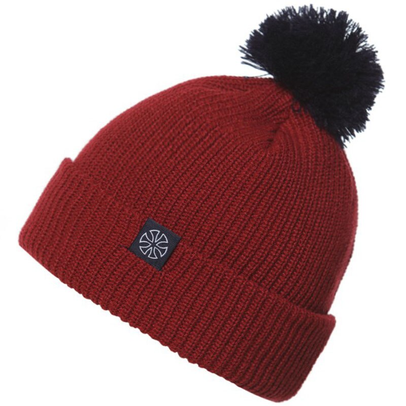 Sn.su.sk vinter ski lue dame luer skullies gorros hombre snowboard cap varme ull caps for menn dame hatter: Rød